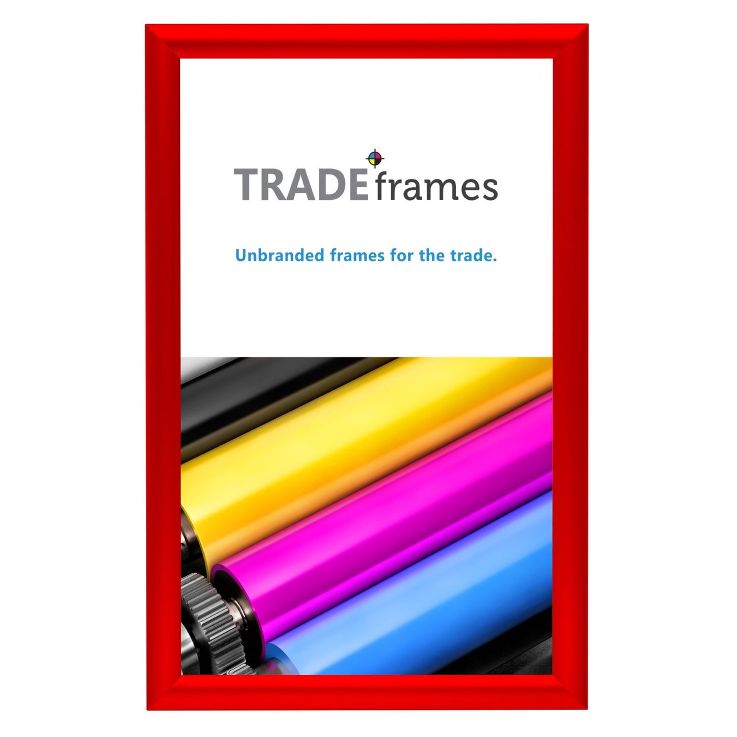 21.59 x 35.56 cm Red Snap Frame - 25MM Profile