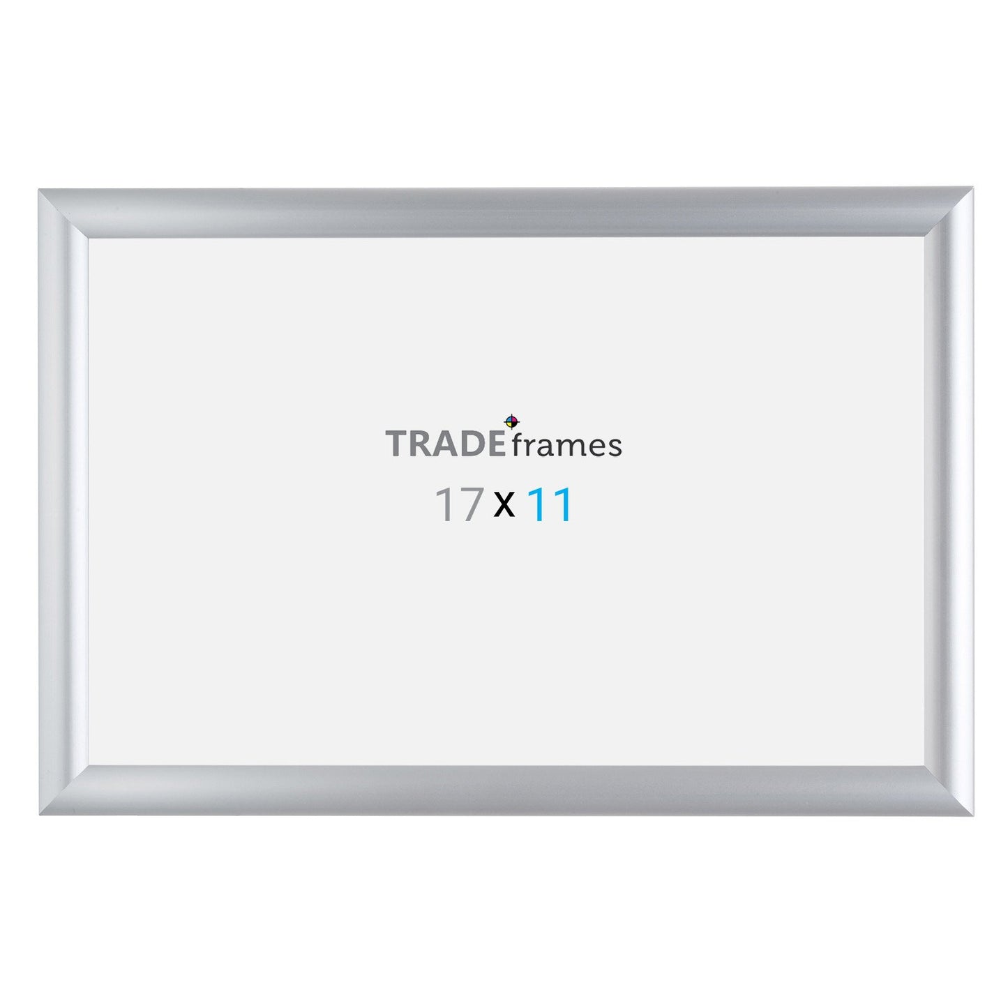 27.94 x 43.18 cm Silver Snap Frame - 25MM Profile