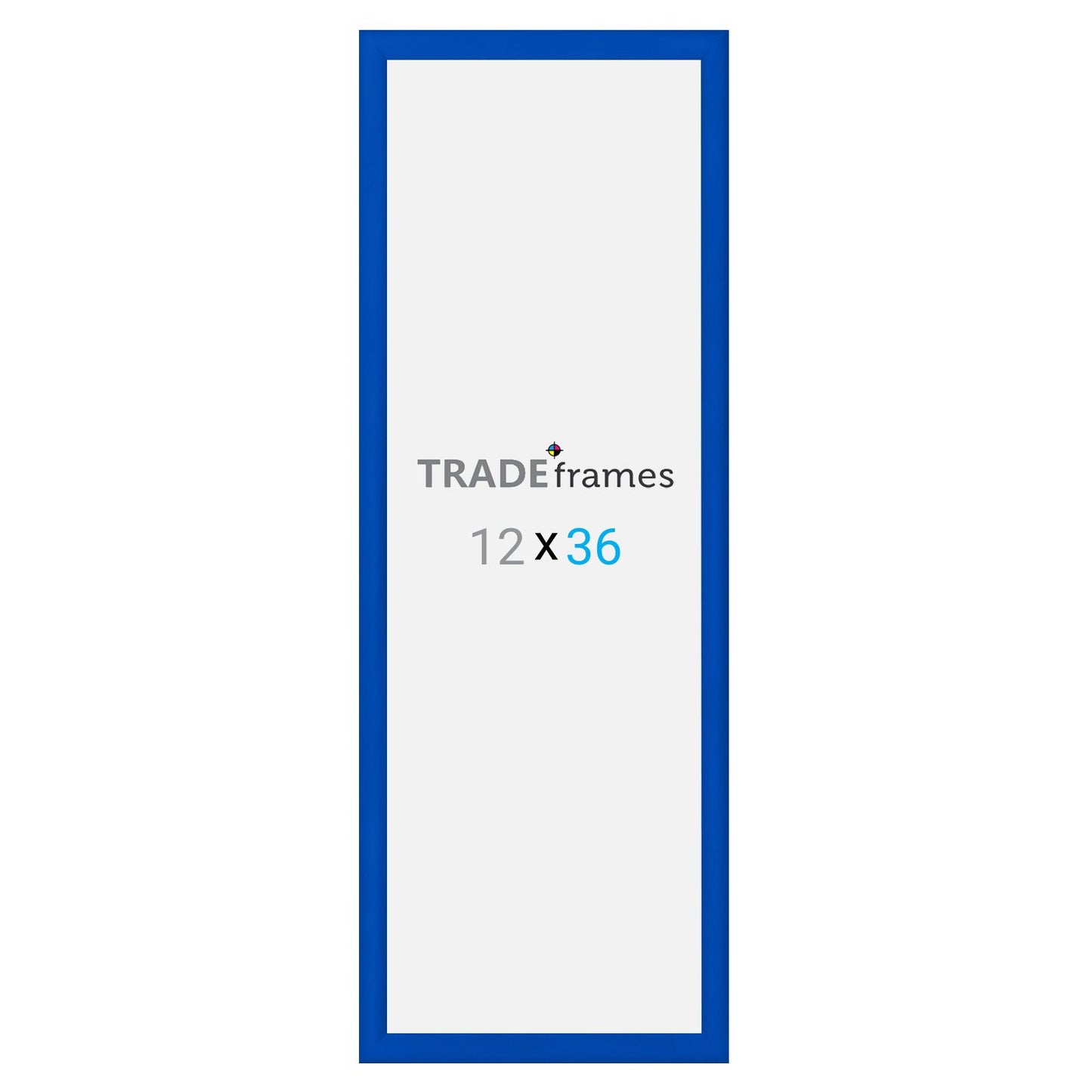 30.48 x 91.44 cm Blue Snap Frame - 30MM Profile