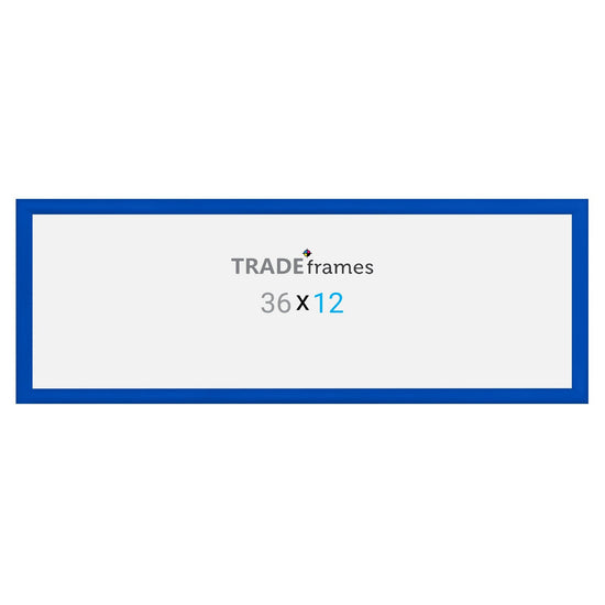 30.48 x 91.44 cm Blue Snap Frame - 30MM Profile