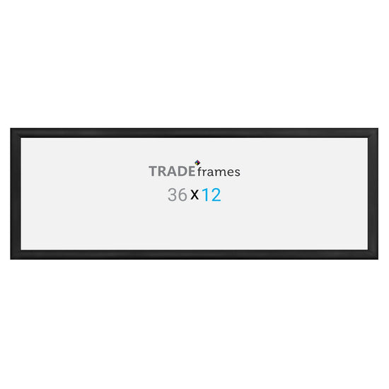 30.48 x 91.44 cm Black Snap Frame - 30MM Profile