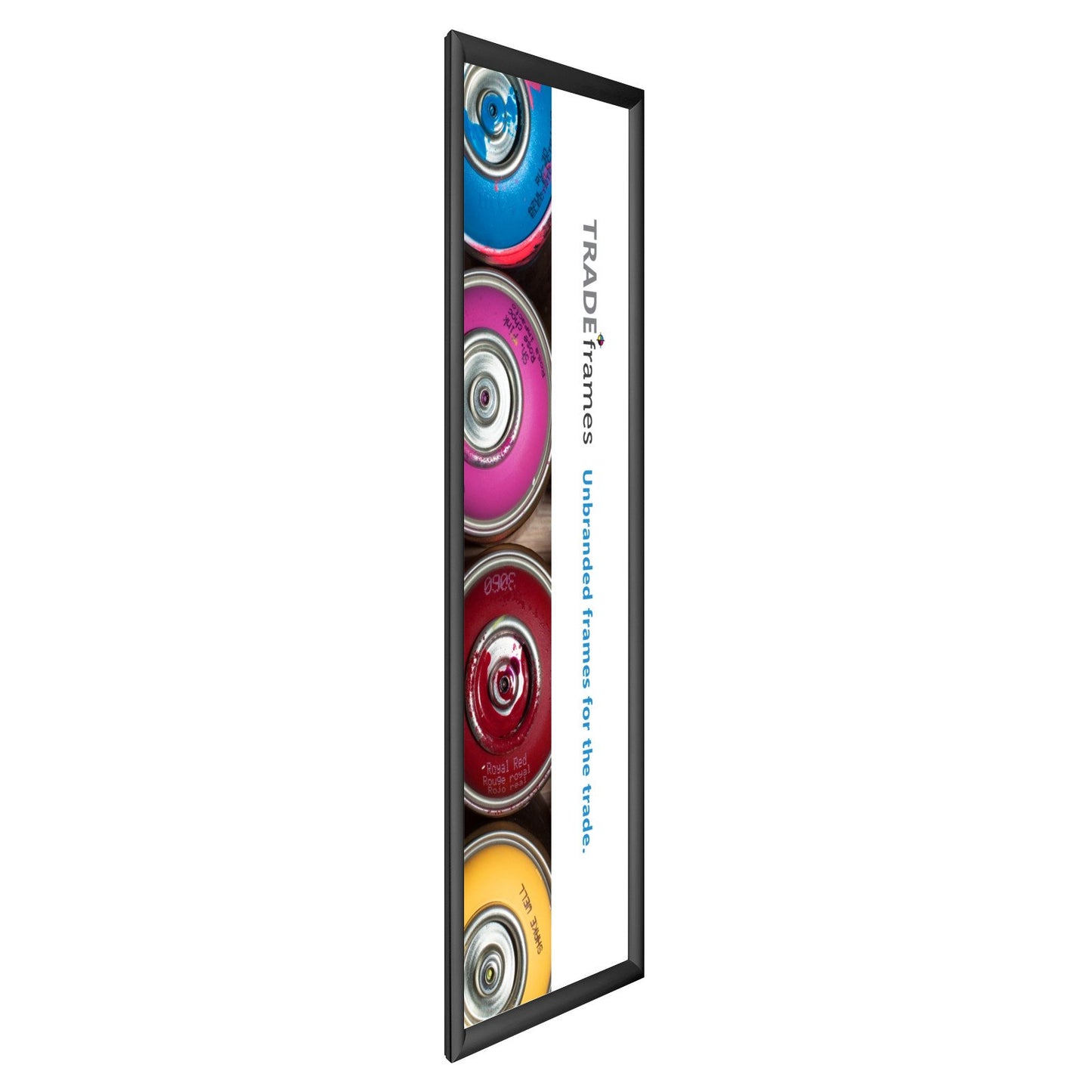 30.48 x 91.44 cm Black Snap Frame - 30MM Profile