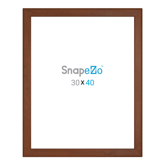 76.20 x 101.60 cm Dark Wood Movie Poster Frame 32MM SnapeZo®