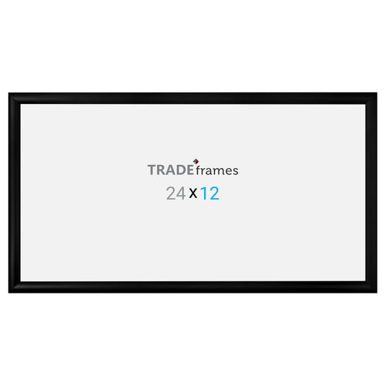 30.48 x 60.96 cm Black Snap Frame - 30MM Profile