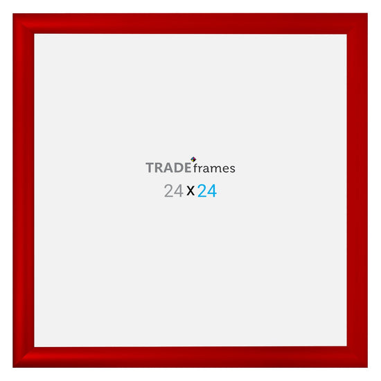 60.96 x 60.96 cm Red Snap Frame - 30MM Profile