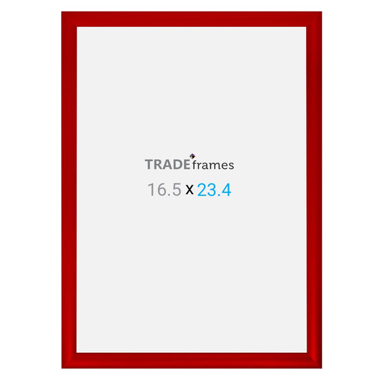 A2 (59.4 x 42 cm) Red Snap Frame - 30MM Profile
