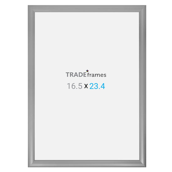 A2 (59.4 x 42 cm) Silver Snap Frame - 30MM Profile