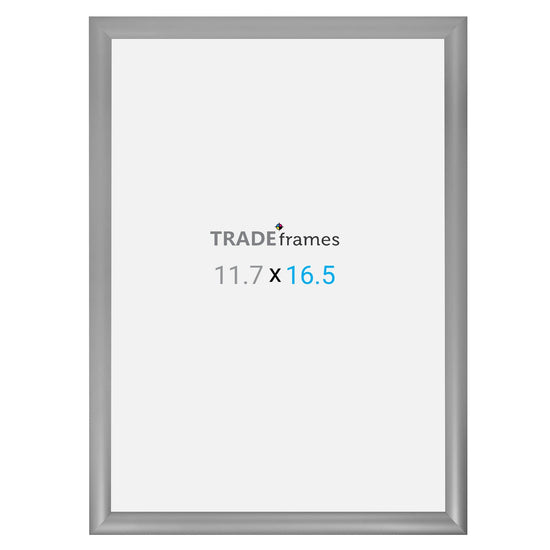 A3 (42 x 29.7 cm) Silver Snap Frame - 30MM Profile