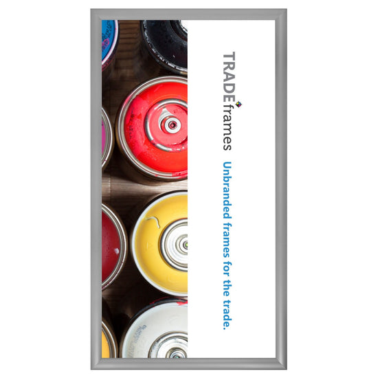 30.48 x 60.96 cm Silver Snap Frame - 30MM Profile