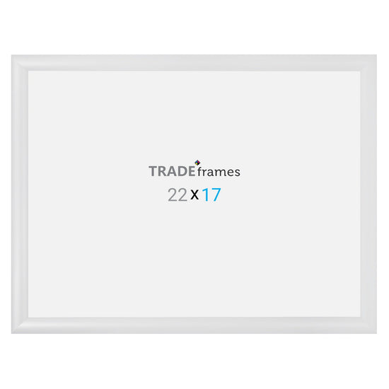 43.18 x 55.88 cm White Snap Frame - 30MM Profile