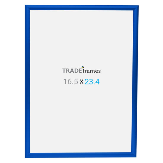 A2 (59.4 x 42 cm) Blue Snap Frame - 25MM Profile