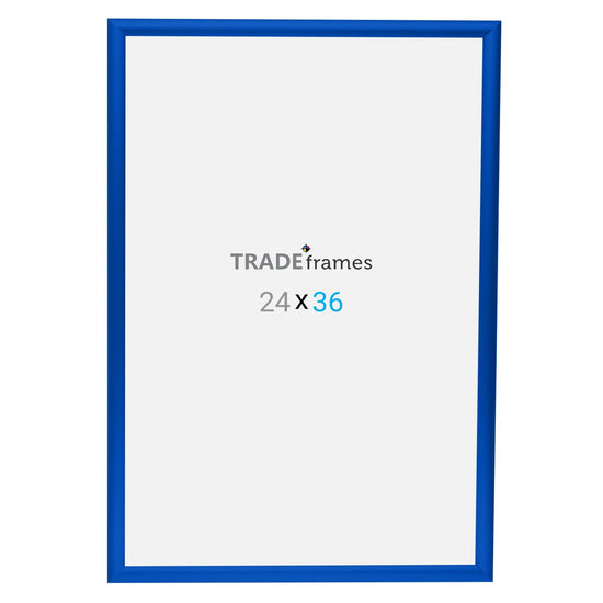 60.96 x 91.44 cm Blue Snap Frame - 25MM Profile