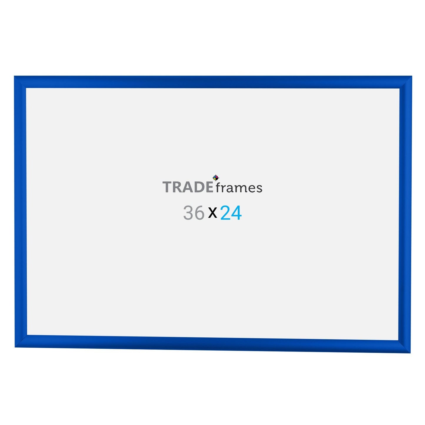 60.96 x 91.44 cm Blue Snap Frame - 25MM Profile
