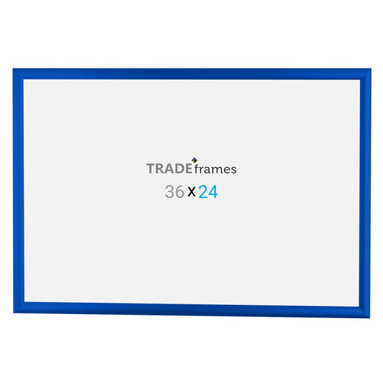 60.96 x 91.44 cm Blue Snap Frame - 25MM Profile