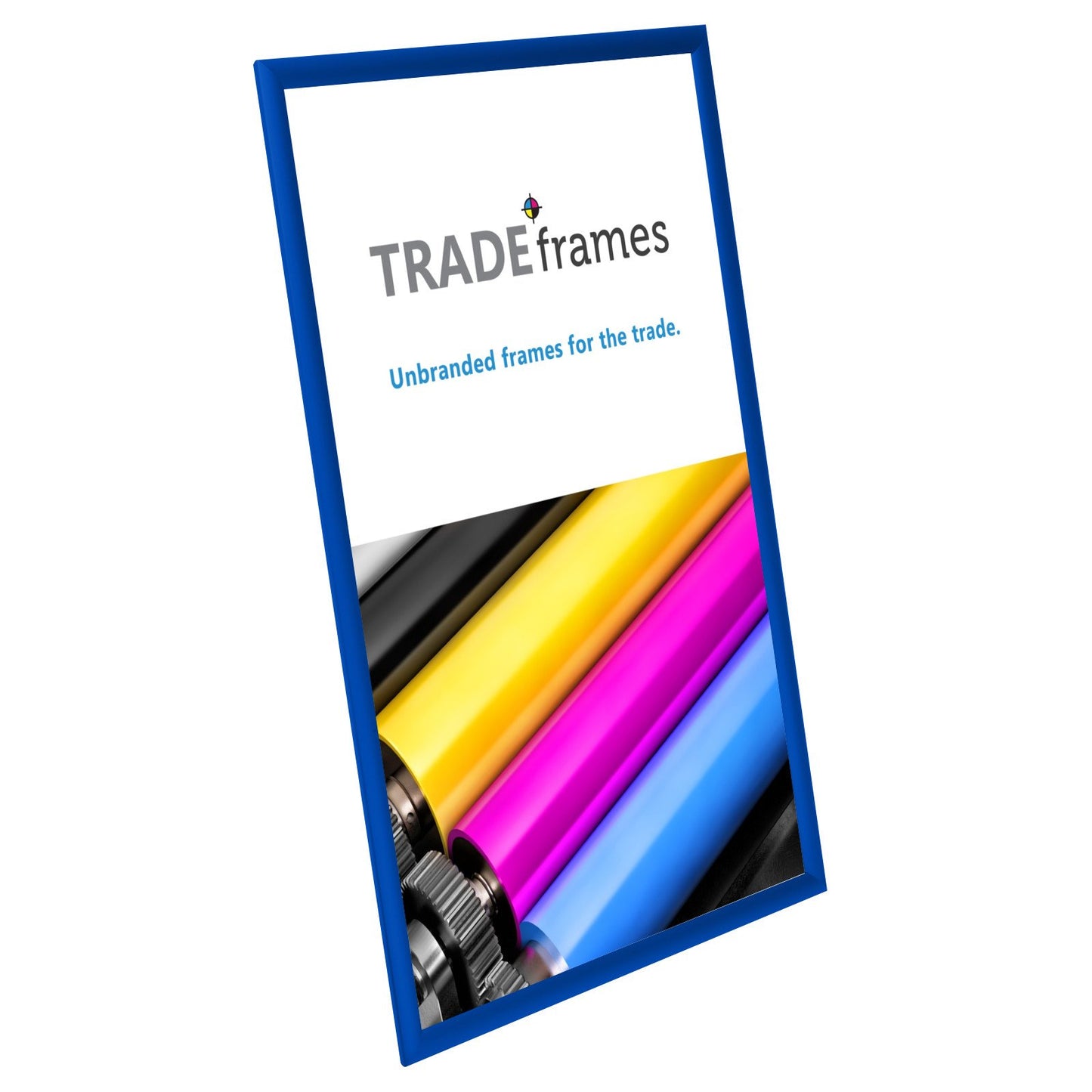 60.96 x 91.44 cm Blue Snap Frame - 25MM Profile