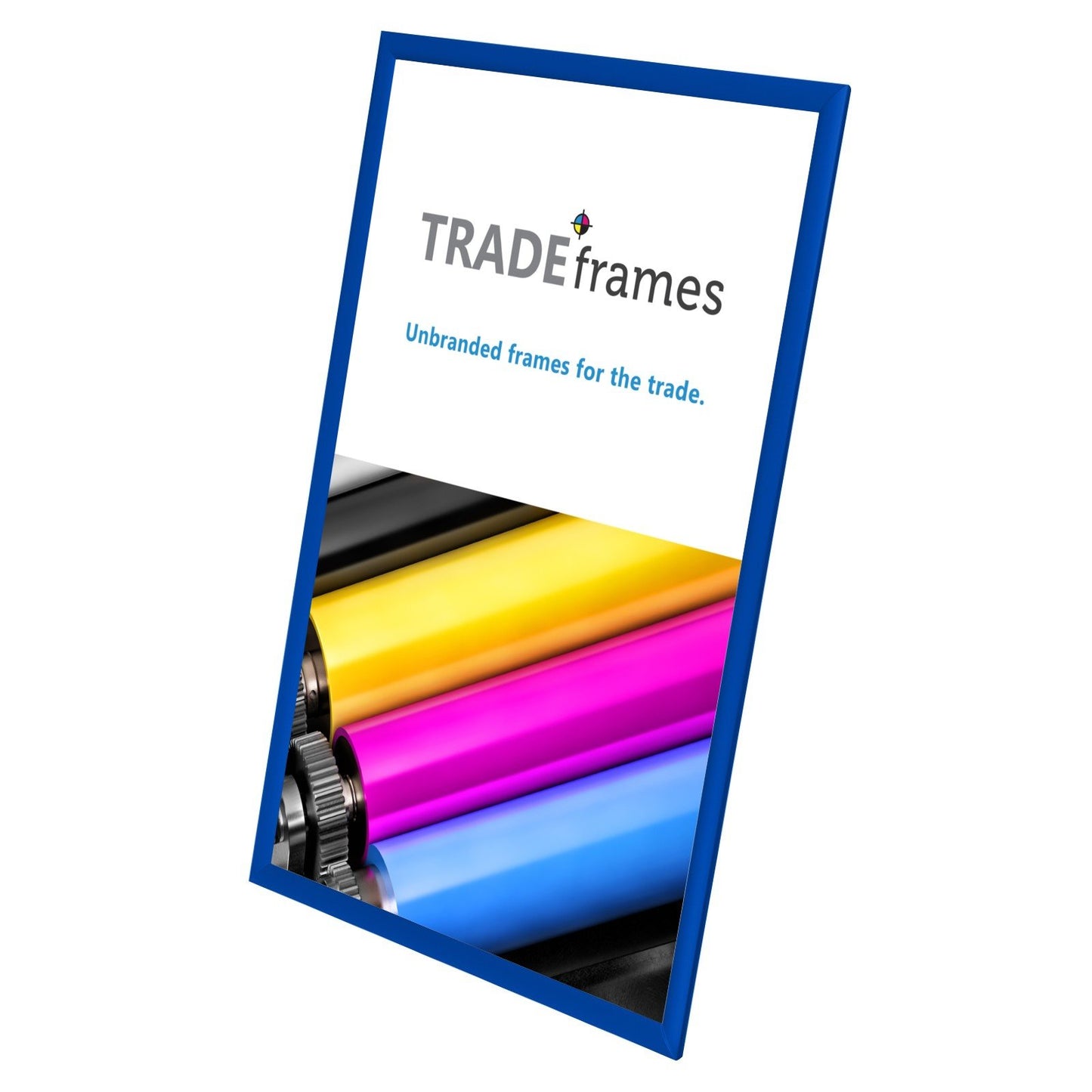 60.96 x 91.44 cm Blue Snap Frame - 25MM Profile