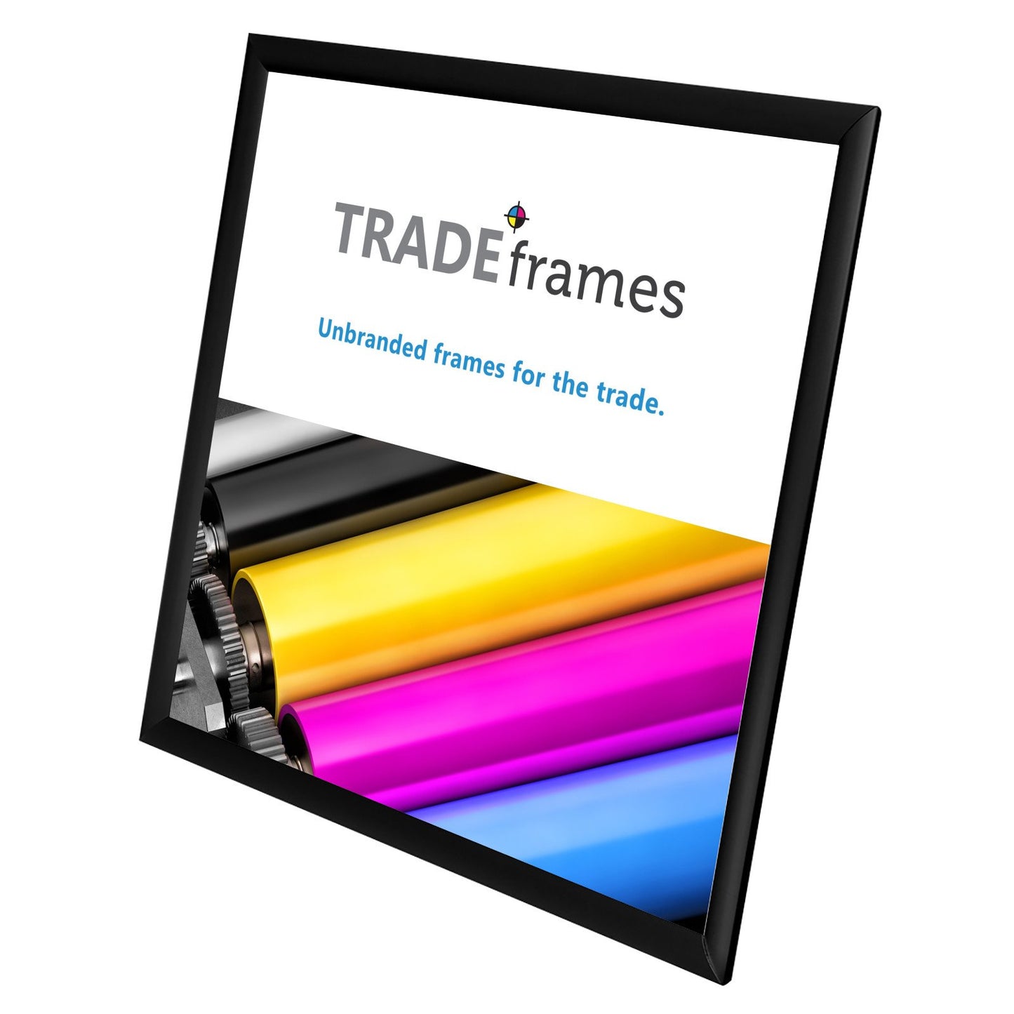 60.96 x 60.96 cm Black Snap Frame - 25MM Profile