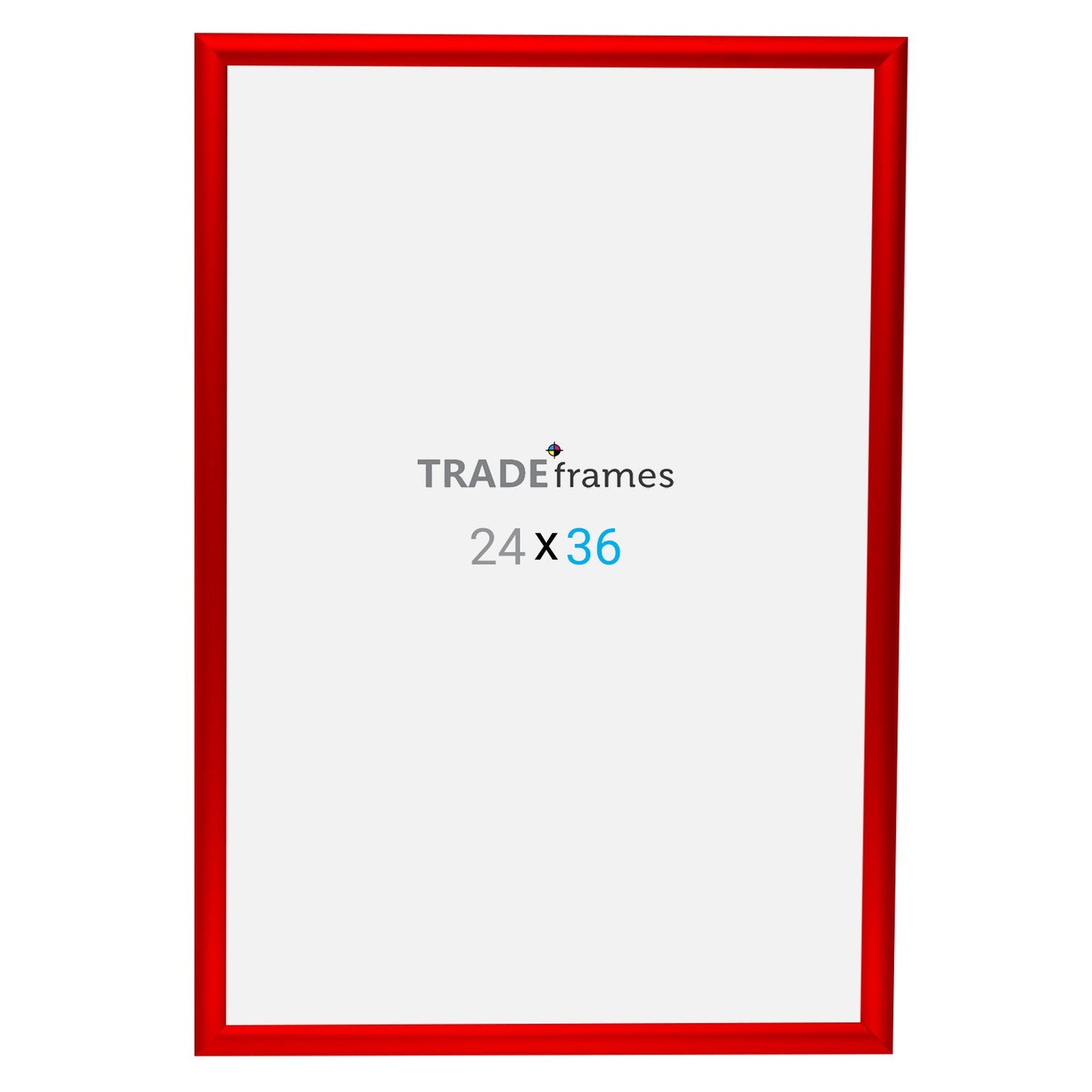 60.96 x 91.44 cm Red Snap Frame - 25MM Profile