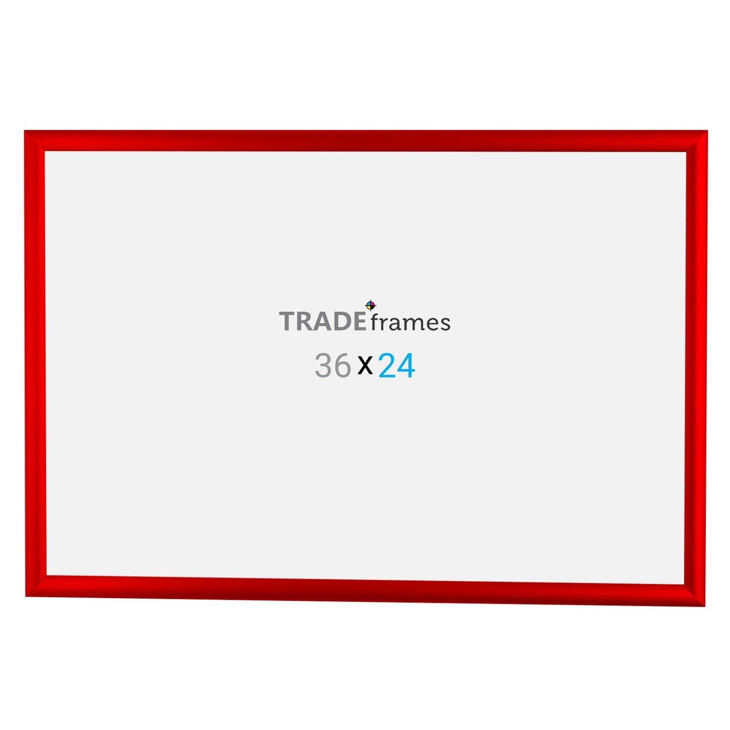 60.96 x 91.44 cm Red Snap Frame - 25MM Profile