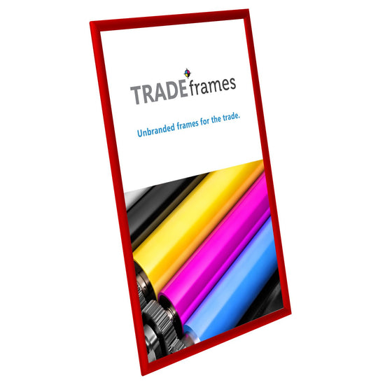 60.96 x 91.44 cm Red Snap Frame - 25MM Profile