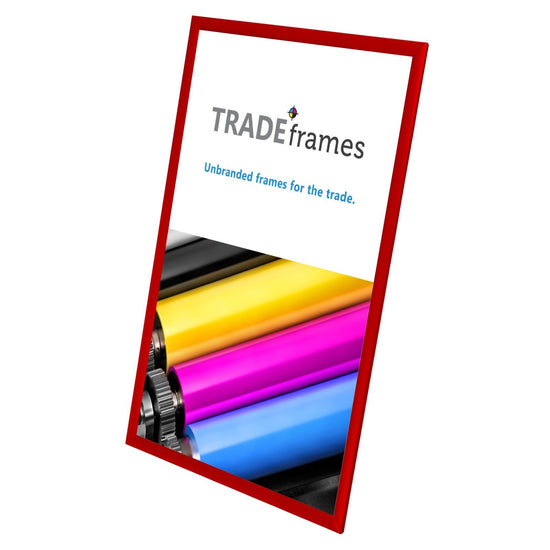 60.96 x 91.44 cm Red Snap Frame - 25MM Profile