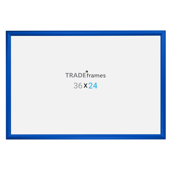 60.96 x 91.44 cm Blue Snap Frame - 30MM Profile