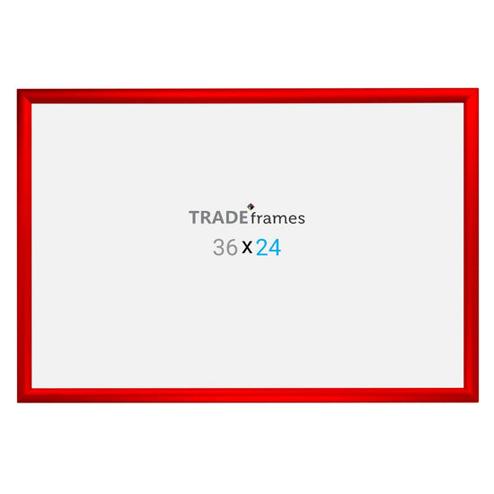 60.96 x 91.44 cm Red Snap Frame - 30MM Profile