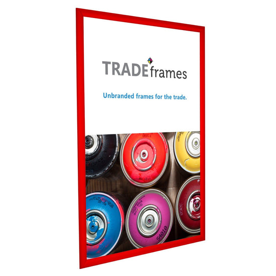 60.96 x 91.44 cm Red Snap Frame - 30MM Profile