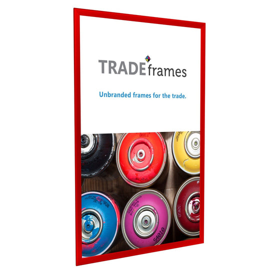 68.58 x 104.14 cm Red Snap Frame - 32MM Profile