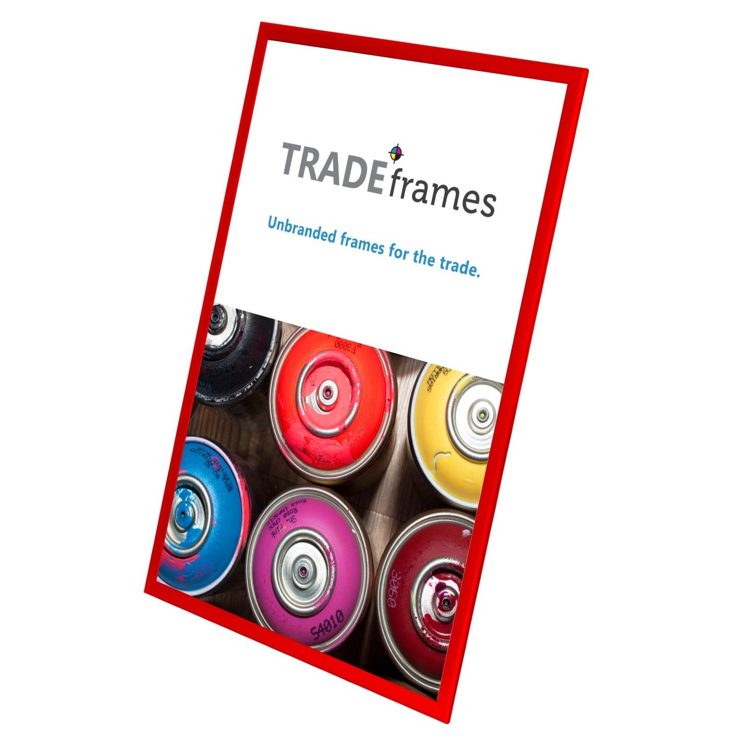 68.58 x 104.14 cm Red Snap Frame - 32MM Profile