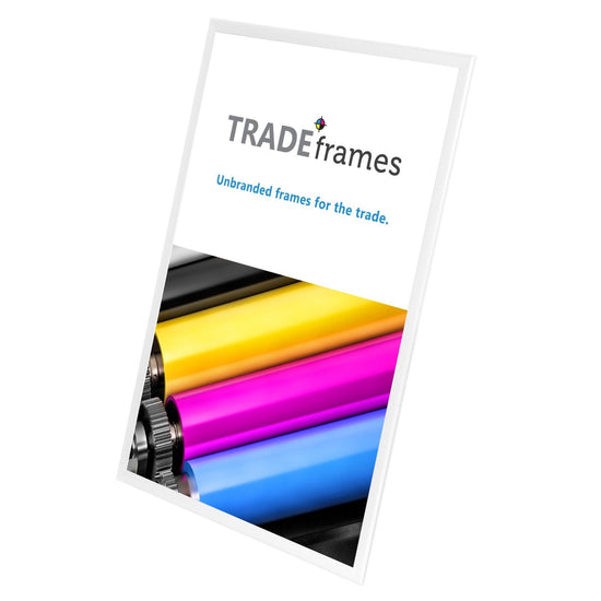 68.58 x 104.14 cm White Snap Frame - 32MM Profile