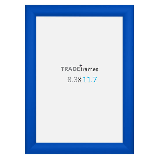 A4 (29.7 x 21 cm) Blue Snap Frame - 30MM Profile