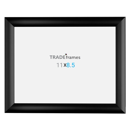 21.59 x 27.94 cm Black Snap Frame - 25MM Profile