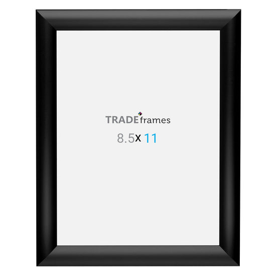 21.59 x 27.94 cm Black Snap Frame - 25MM Profile