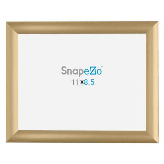 21.59 x 27.94 cm Gold Certificate Frame 25MM SnapeZo®