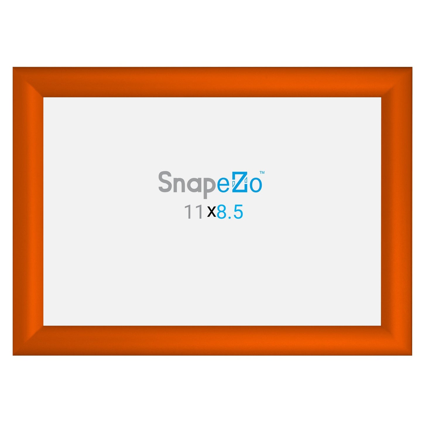 21.59 x 27.94 cm Orange Certificate Frame 30MM SnapeZo®