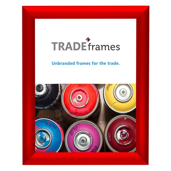 27.94 x 35.56 cm Red Snap Frame - 25MM Profile
