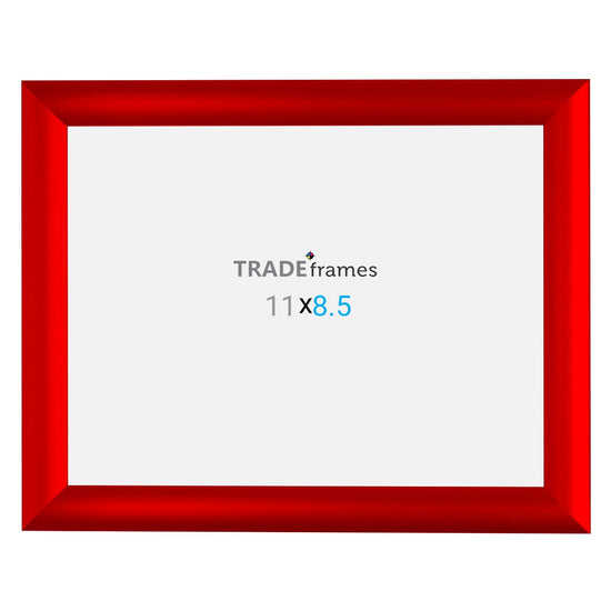 21.59 x 27.94 cm Red Snap Frame - 25MM Profile