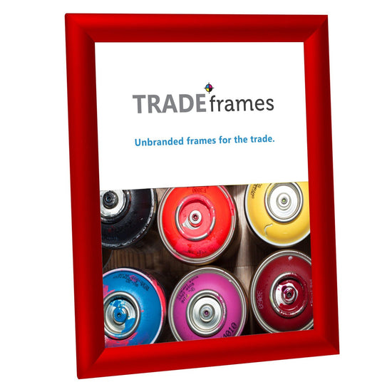 27.94 x 35.56 cm Red Snap Frame - 25MM Profile