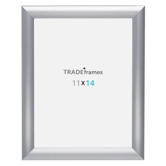 27.94 x 35.56 cm Silver Snap Frame - 25MM Profile