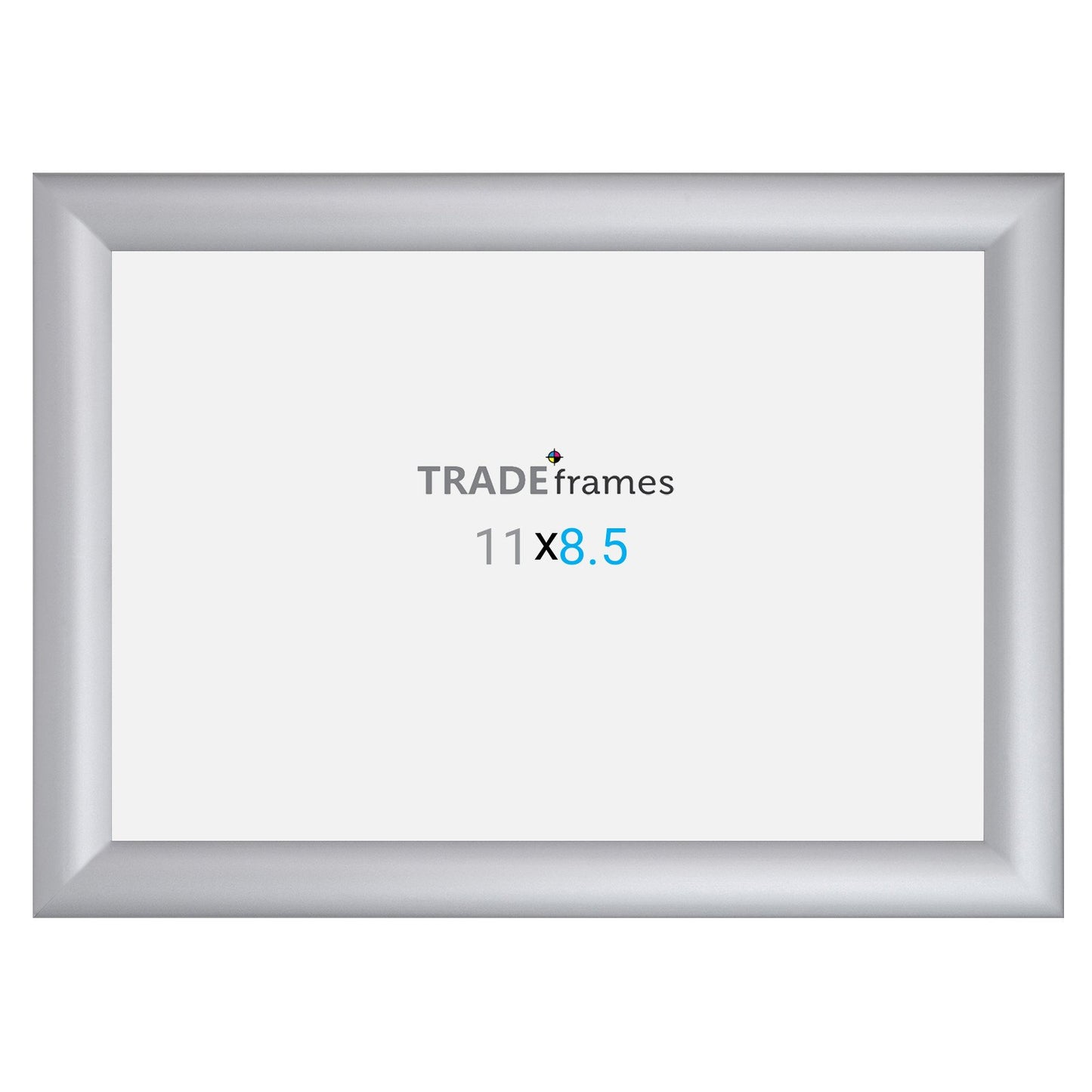 21.59 x 27.94 cm Silver Snap Frame - 30MM Profile