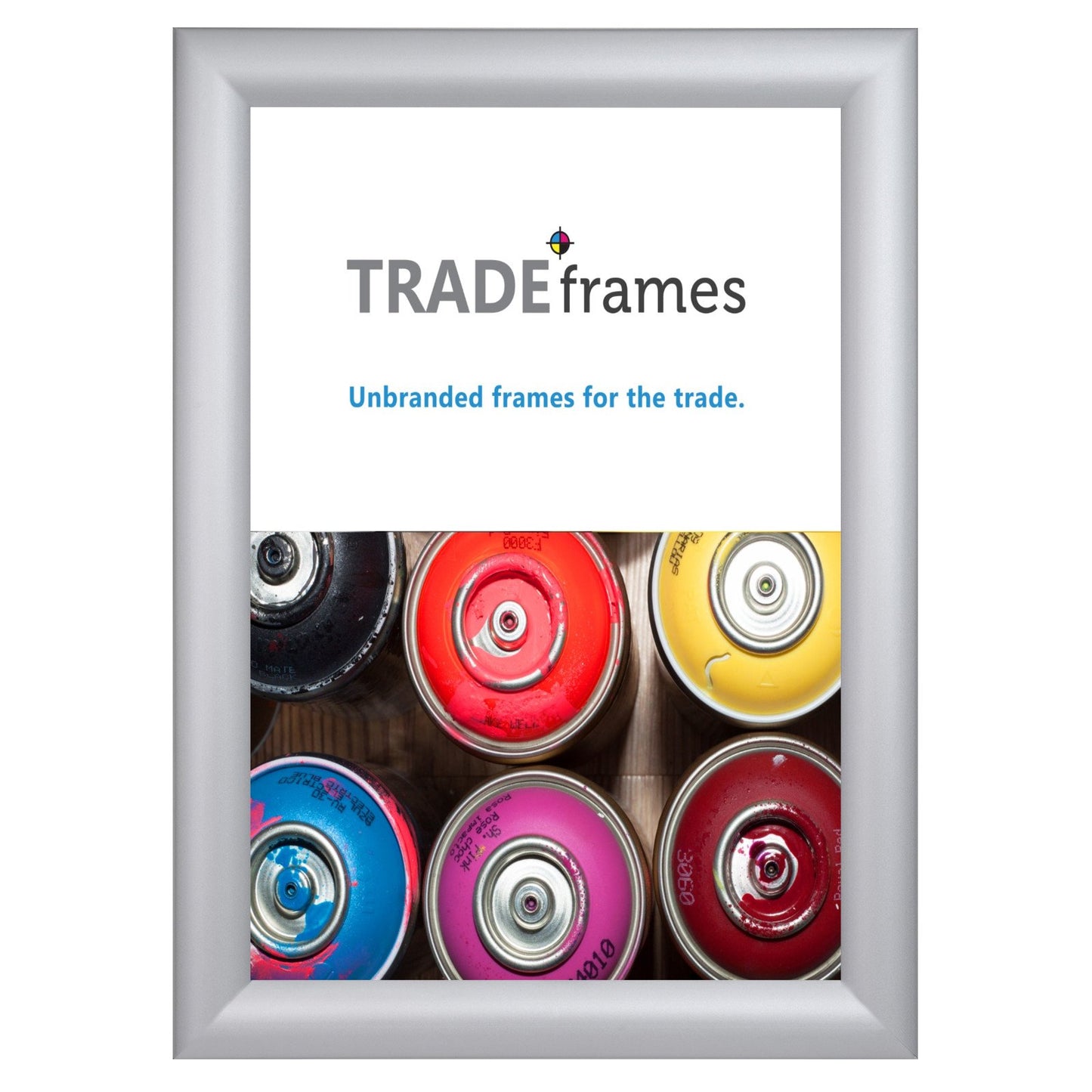 21.59 x 27.94 cm Silver Snap Frame - 30MM Profile