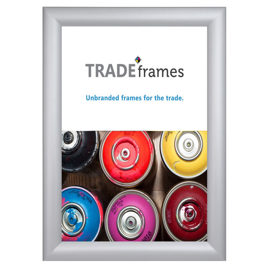 21.59 x 27.94 cm Silver Snap Frame - 30MM Profile