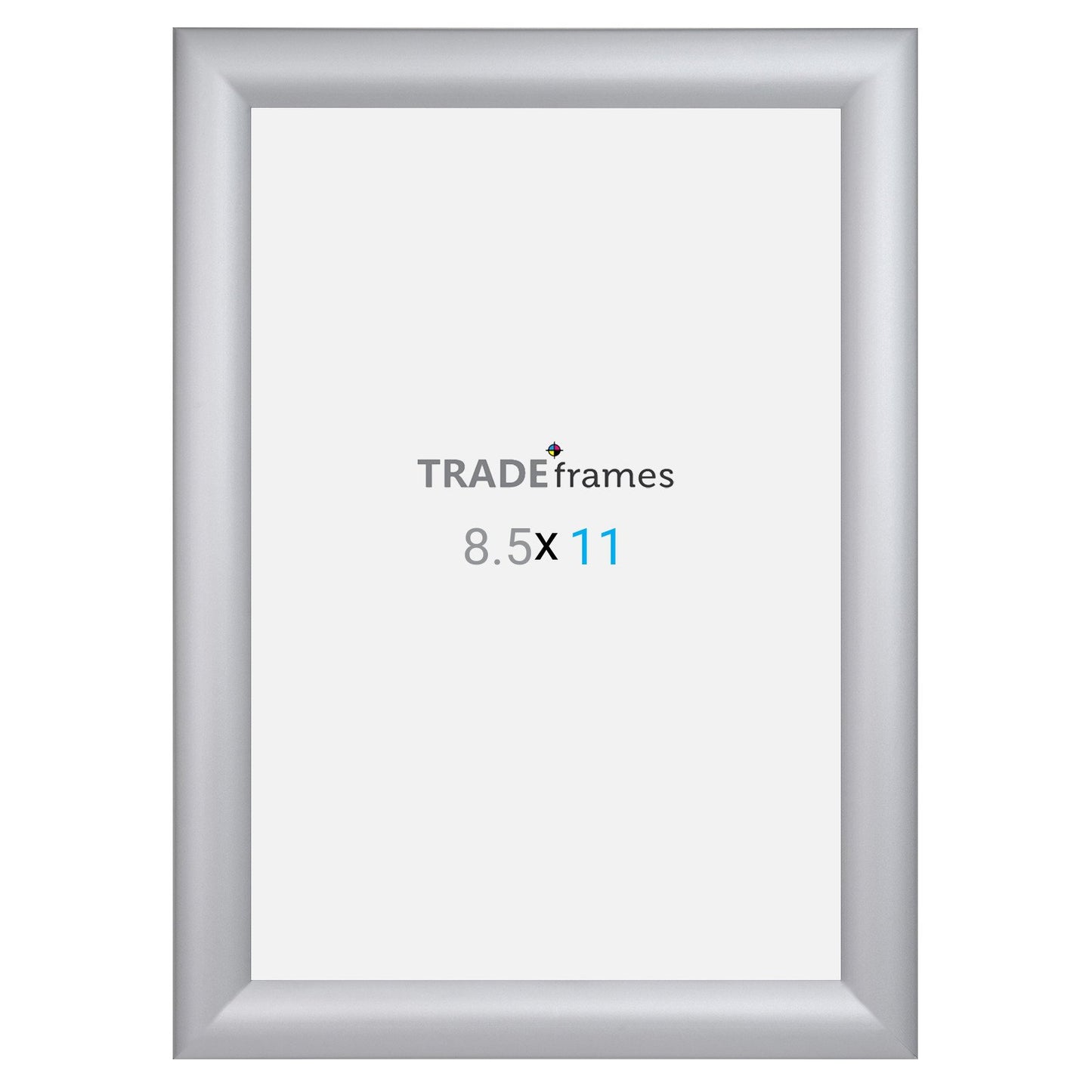 21.59 x 27.94 cm Silver Snap Frame - 30MM Profile
