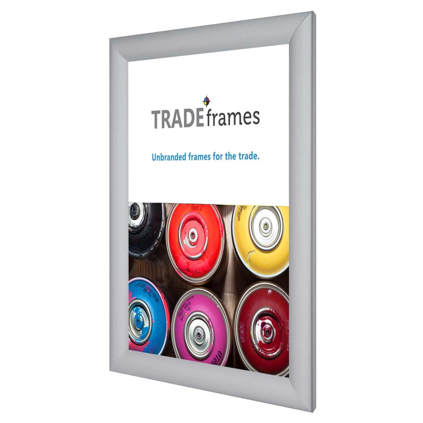 21.59 x 27.94 cm Silver Snap Frame - 30MM Profile