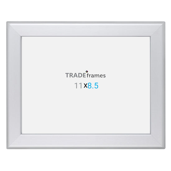 21.59 x 27.94 cm Silver Snap Frame - 32MM Profile