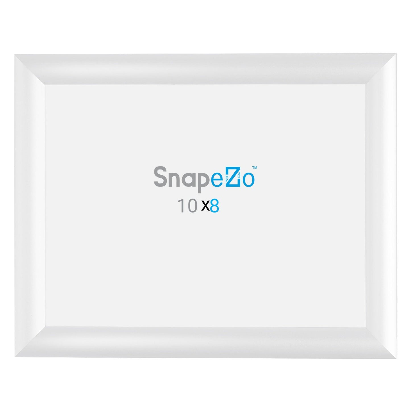 SnapeZo® 20.32 x 25.40 cm White Snap Frame - 25MM Profile