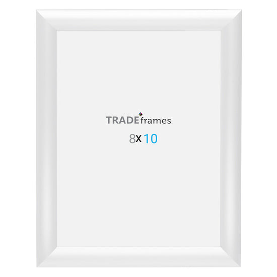 20.32 x 25.40 cm White Snap Frame - 25MM Profile