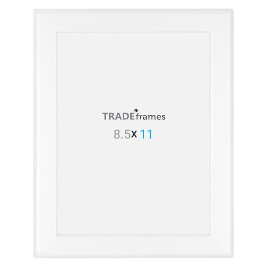 21.59 x 27.94 cm White Snap Frame - 32MM Profile