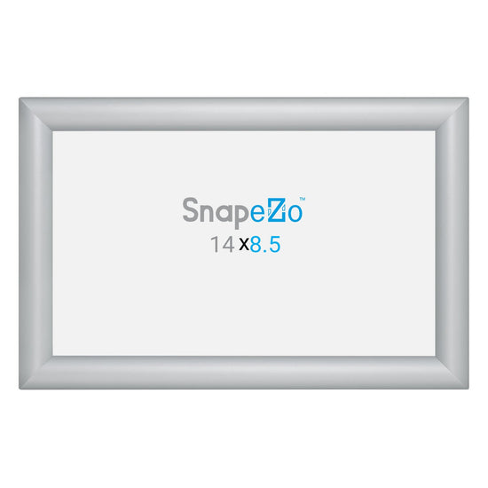 SnapeZo® 21.59 x 35.56 cm Silver Snap Frame - 30MM Profile